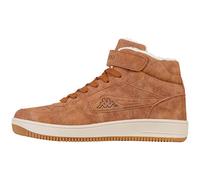 Kappa Unisex's Bash Mid Fur Road Running Shoe, 5443 Cognac Off-White, 4 UK