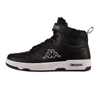 Kappa Unisex's Style Code: 243380 Hanbury Fur Trainers, Black White, 12