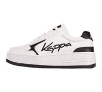 Kappa Unisex's Style Code: 243417 Jaboah Women Sneaker, White Black, 4 UK