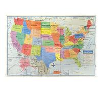 Kappa United States Wall Map USA Poster, School/Home/Office