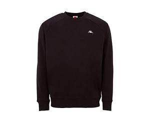 Kappa VAUKE Unisex Sweatshirt I Men's Cotton Pullover I Basic for Sports and Leisure I Sweater for Women and Men in Colours Blue, Grey, Black I Jumper in Sizes S, M, L, XL & XXL
