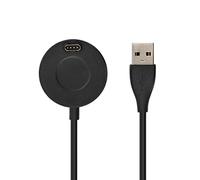 KAPPDE 1m USB Fast Charging Data Cable Power Cable Charger Wire For Garmin Fenix 6 6S 6X 5 5S 5X Forerunner 245 Vivoactive 3 4 4S Venu (Color : Black Charger)