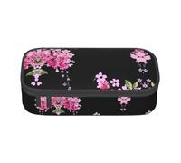 KAPPTYY Beautiful Flowers Original High Capacity Pencil Case,Big Pen Box Organizer Portable Aesthetic Supply for Adults