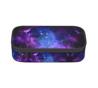 KAPPTYY Blue Galaxy Original High Capacity Pencil Case,Big Pen Box Organizer Portable Aesthetic Supply for Adults