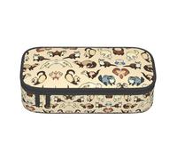 KAPPTYY Hairy Ferret Original High Capacity Pencil Case,Big Pen Box Organizer Portable Aesthetic Supply for Adults
