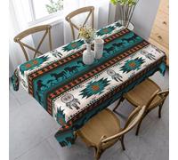 KAPPTYY Horse Printing Elegant Party Tablecloth Cover With Soft Thick Fabric For Banquet Celebration