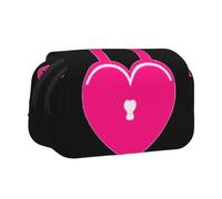KAPPTYY Just Married Printing Pencil Case for Pencils, Handy Storage Box for Watercolor Pens Or Markers