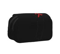 KAPPTYY Karate Boy Vector Changeable Belt Color Printing Pencil Case for Pencils, Handy Storage Box for Watercolor Pens Or Markers
