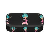 KAPPTYY Mermaid Original High Capacity Pencil Case,Big Pen Box Organizer Portable Aesthetic Supply for Adults