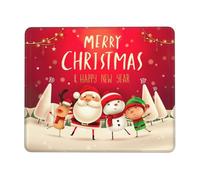 KAPPTYY Merry Christmas Printing Large Gaming Mouse Pad, Computer Keyboard Mouse Mat Desk Pad For Gaming Rooms, Home Offices