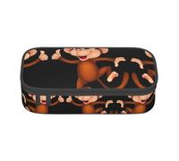 KAPPTYY Monkey Original High Capacity Pencil Case,Big Pen Box Organizer Portable Aesthetic Supply for Adults