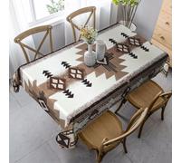KAPPTYY Native American Printing Elegant Party Tablecloth Cover With Soft Thick Fabric For Banquet Celebration