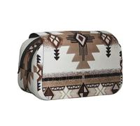 KAPPTYY Native American Printing Pencil Case for Pencils, Handy Storage Box for Watercolor Pens Or Markers