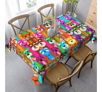 KAPPTYY Oil Cute Schnauzer Dogs Printing Elegant Party Tablecloth Cover With Soft Thick Fabric For Banquet Celebration
