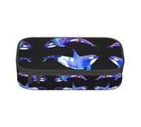 KAPPTYY Orca Killer Whale Original High Capacity Pencil Case,Big Pen Box Organizer Portable Aesthetic Supply for Adults
