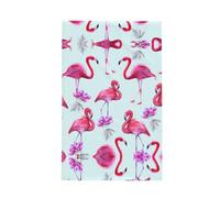 KAPPTYY Pink Flamingos Printing Waffle Premium Kitchen Towels Quick Drying Super Absorbent,Multi Purpose Cleaning Towels Gift