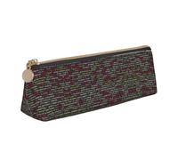 KAPPTYY Programmer Programming Code School Wide Opening Pencil Pen Case,Lightweight Spacious Pencils Pouch Zipper Stationery Bag