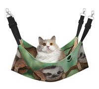 KAPPTYY Sloth Hanging Pet Hammock Bed With Adjustable Straps And Metal Hooks Double Sided Bed