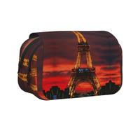 KAPPTYY Tower Paris Printing Pencil Case for Pencils, Handy Storage Box for Watercolor Pens Or Markers