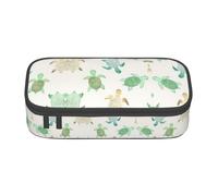 KAPPTYY Turtle Write Original High Capacity Pencil Case,Big Pen Box Organizer Portable Aesthetic Supply for Adults