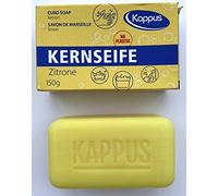 Kappus Lemon Core Soap Individually Packed **10 Pieces** 150 g without Plastic, in Cardboard Box, Lemon Fragrance