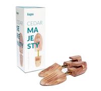 Kaps 100% Handcrafted Cedar Wood Shoe Tree, High Moisture Absorption, Wood From the USA, For Men's and Women's Shoes and Boots, Cedar Shoe Trees (4-5 UK)