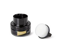 Kaps Delicate Shoe Cream with Sponge Applicator for Leather Shoes & Boots - Polish & Colour Restorer, Natural Wax Conditioning Formula, 50ml (118 - black)