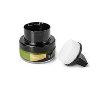 Kaps Delicate Shoe Cream with Sponge Applicator for Leather Shoes & Boots - Polish & Colour Restorer, Natural Wax Conditioning Formula, 50ml (132 - green island)