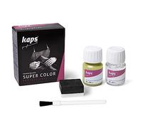 Kaps Dye Super Color + Preparer (25 ml Each), Professional Leather Dye for Natural Leather, Faux Leather and Fabric, for Nourishing and Repairing Leather Shoes (173 - Pale Green)