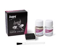 Kaps professional leather colour “Super Color” and “Preparer” for natural leather, synthetic and textile (25 ml each) for the care and repair of leather shoes, assorted colours Eis 140