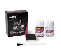 Kaps Dye Super Color + Preparer (25 ml Each), Professional Leather Dye for Natural Leather, Faux Leather and Fabric, for Nourishing and Repairing Leather Shoes (149 - Cognac)
