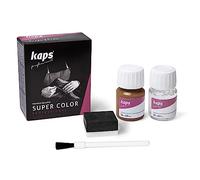 Kaps professional leather colour “Super Color” and “Preparer” for natural leather, synthetic and textile (25 ml each) for the care and repair of leather shoes, assorted colours Sand 170