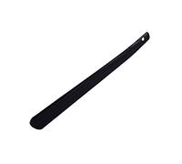 Kaps Finest Shoe Horn Boot Horn for Men and Women, Colourful, Durable Metal, Long Handled, Many Colours (black)