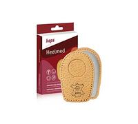 Kaps Heel Cups for Calcaneal Spurs - Orthopedic Shoes Insoles - Heelmed Leather Heel Pads Orthotic Shoe, Beige, 38-40 EUR / L5-7 UK / L7-9 US