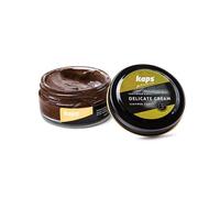 Kaps Leather Shoe Cream - Shoe Care Polish and Colour Conditioner | Refreshes Appearance | For Boots, Handbags, Furniture | Intensive Leather Care and Nourishing 50ml (409 - brozne)