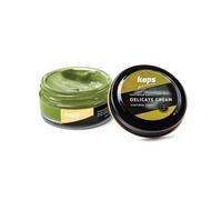 Kaps Leather Shoe Cream - Shoe Care Polish and Colour Conditioner | Refreshes Appearance | For Boots, Handbags, Furniture | Intensive Leather Care and Nourishing 50ml (132 - green island)