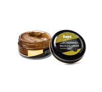 Kaps Leather Shoe Cream - Shoe Care Polish and Colour Conditioner | Refreshes Appearance | For Boots, Handbags, Furniture | Intensive Leather Care and Nourishing 50ml (406 - old gold)