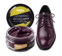 Kaps Leather Shoe Cream - Shoe Care Polish and Colour Conditioner | Refreshes Appearance | For Boots, Handbags, Furniture | Intensive Leather Care and Nourishing 50ml (154 - aubergine)