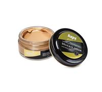 Kaps Leather Shoe Cream - Shoe Care Polish and Colour Conditioner | Refreshes Appearance | For Boots, Handbags, Furniture | Intensive Leather Care and Nourishing 50ml (407 - brilliant gold)