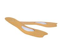 Kaps Orthotic 3/4 Leather Insoles For Pumps And High Heels With Arch Support, Open Toe Shoe Inserts For Women, Ballet