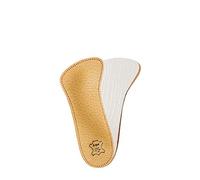 Kaps Orthotic 3/4 leather insoles with longitudinal and transverse arch support, Flamenco, 37 EUR / 4 UK / Women, Natural