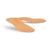 Kaps Orthotic Leather Insoles For Children Kids, For Flat Feet, Fallen Arches, Plano-Valgus, With Arch And Heel Support, Apoyo Kids , 33-34 EUR / 1-2 UK Children, Beige