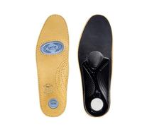 Kaps Orthotic Leather Shoe Insoles Inserts With Arch Support And Gel Cushion For Men And Women, Relax Gel, (Men / 8 UK / 42 EUR)
