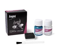Kaps professional leather colour “Super Color” and “Preparer” for natural leather, synthetic and textile (25 ml each) for the care and repair of leather shoes, assorted colours Bast 122