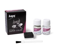 Kaps Dye Super Color + Preparer (25 ml each), Professional Leather Dye for Natural Leather, Faux Leather and Fabric, For Nourishing and Repairing Leather Shoes (119 - Pale grey)