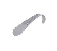 Kaps Quality Shoe Horn Boot Horn for Men and Women, Stainless Steel Chrome Plated, Long Handled and Short Handled, Hook-like Handle, Various Lengths (42 cm - 16.50 inch)