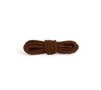 Kaps Round Thick Shoe Laces 5-6mm, 100% Cotton, Replacement for Casual Shoes, School Shoes & Boots, One Pair (120 cm - 47 inch - 6 to 8 eyelet pairs / 76 - brown)