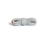 Kaps Round Thick Shoe Laces 5-6mm, 100% Cotton, Replacement for Casual Shoes, School Shoes & Boots, One Pair (120 cm - 47 inch - 6 to 8 eyelet pairs / 83 - light gray)