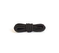 Kaps Round Thick Shoe Laces 5-6mm, 100% Cotton, Replacement for Casual Shoes, School Shoes & Boots, One Pair (180 cm - 70 inch - 9 to 12 eyelet pairs / 91 - black)