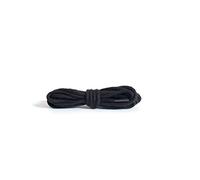 Kaps Round Thin Laces, quality 2mm wide 100% cotton shoe laces for casual and fashion footwear, made in Europe, 1 pair (45 cm - 18 inch - 2 to 3 eyelet pairs / 91 - black)